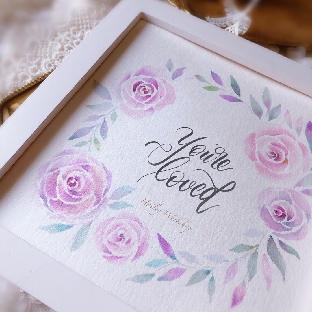 Valentines Flower Wreath Workshop 情人節夢幻花環工作坊