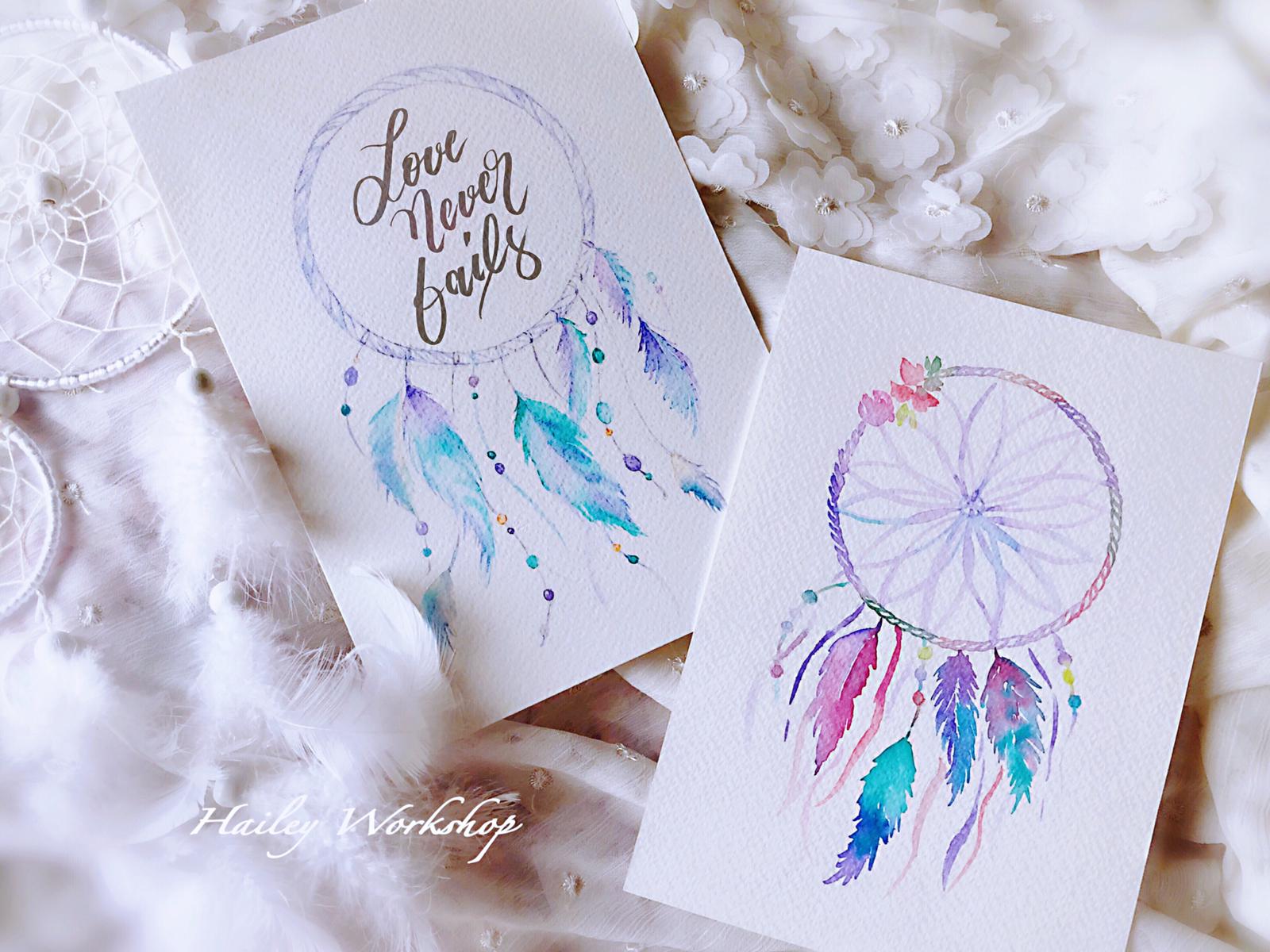 Dream Catcher Watercolour Class 捕夢網軟筆水彩班